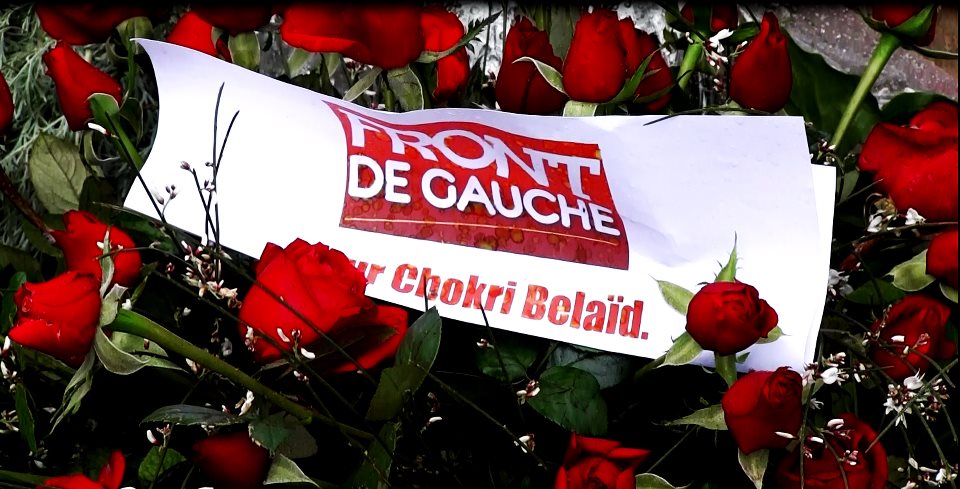 The Front de Gauche wreath