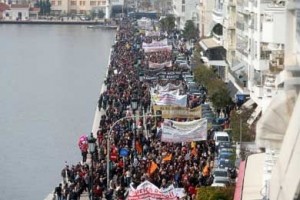 protests against the gold mines
