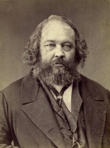 Bakunin - one of  the founders of modern anarchism
