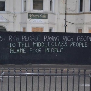 Rich people graffiti