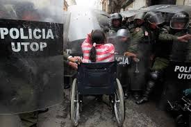 People in Bolivia fighting for disability rights