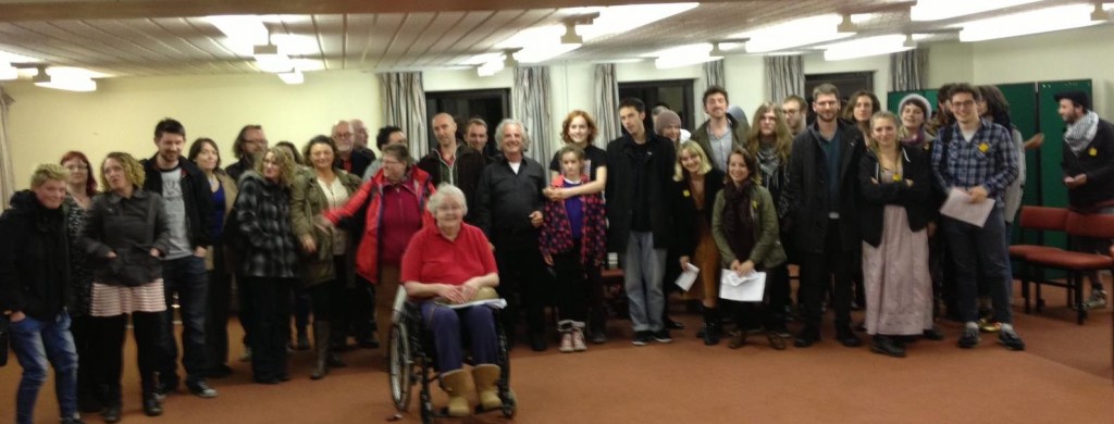 Some of the people at the Brighton Left Unity meeting
