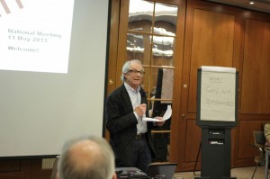 Ken speaking at Saturday's meeting