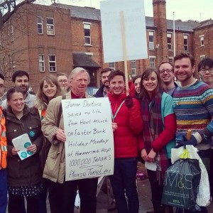 Patients supporting Junior doctors today