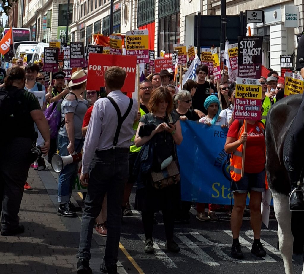 Hundreds Protest against Fascist Yorkshire Patriots in Leeds | Left Unity